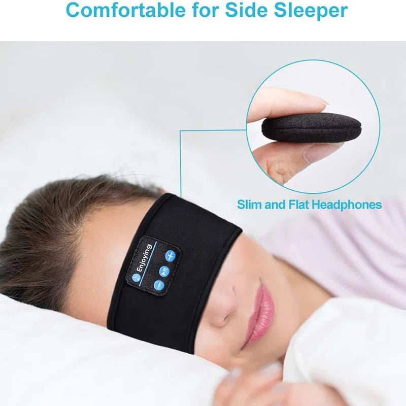 Wireless Bluetooth Earphone Sleeping Band Headphone Music.