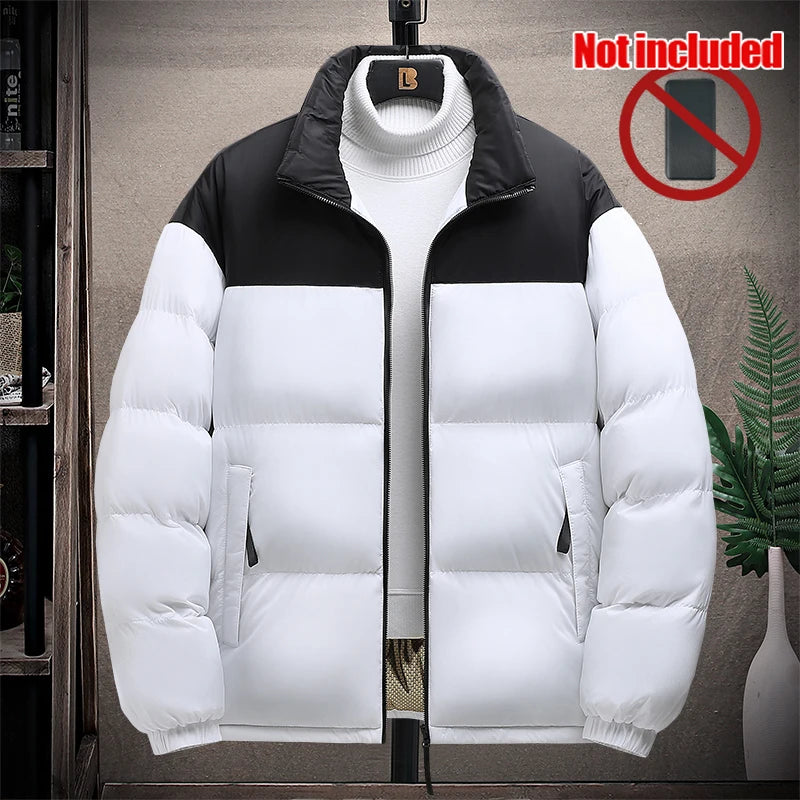 Unisex Winter 6 Zone Heated Jacket Waterproof (Not Included The Power Bank)