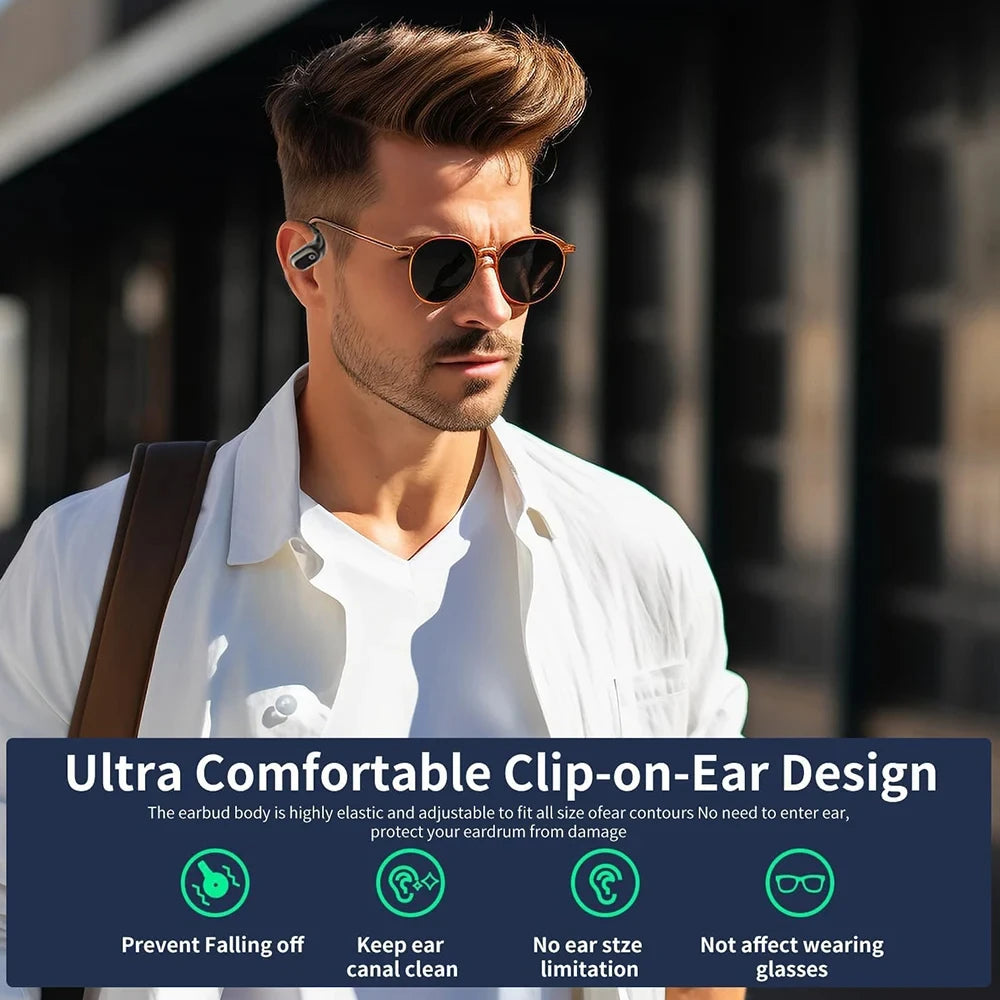 AI 2-Way Real time Translators Earphone 144 Languages Wireless Bluetooth