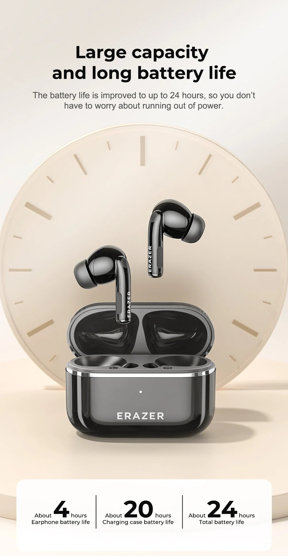 AI Translator Earbuds Bluetooth Earphones Game Wireless Headphones