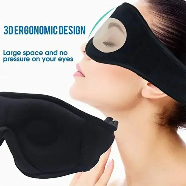 3D Eye Mask Bluetooth Music Play Sleeping Headphones.