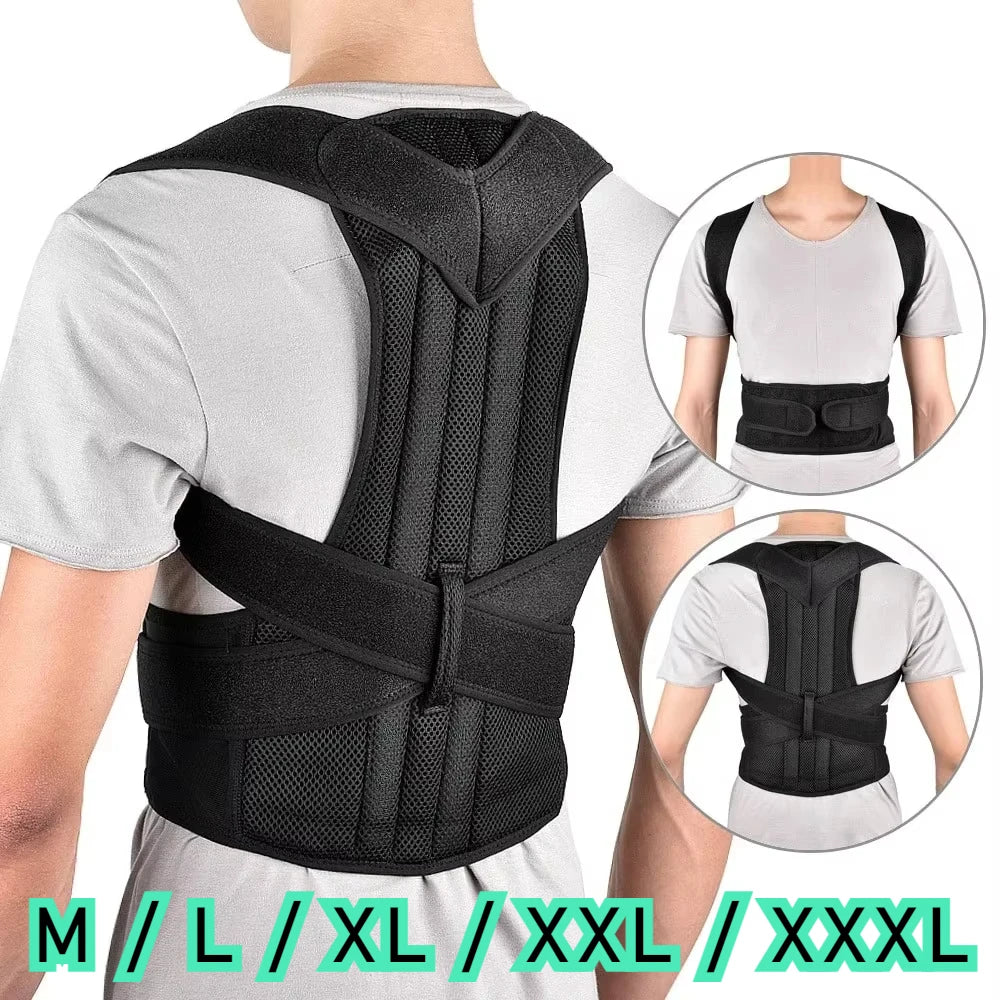 Posture Corrector for Women and Men, Adjustable Shoulder Posture Brace, Back Straightener Posture, Used for Middle and Upper Spine.
