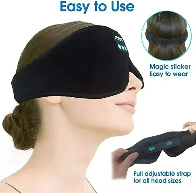 3D Eye Mask Bluetooth Music Play Sleeping Headphones.