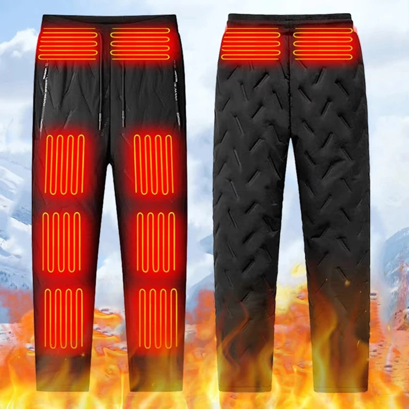 Unisex Heated Pants Electric 10 Zones (Battery Not Included)