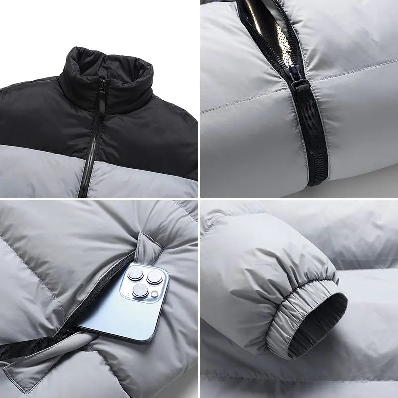 Unisex Winter 6 Zone Heated Jacket Waterproof (Not Included The Power Bank)