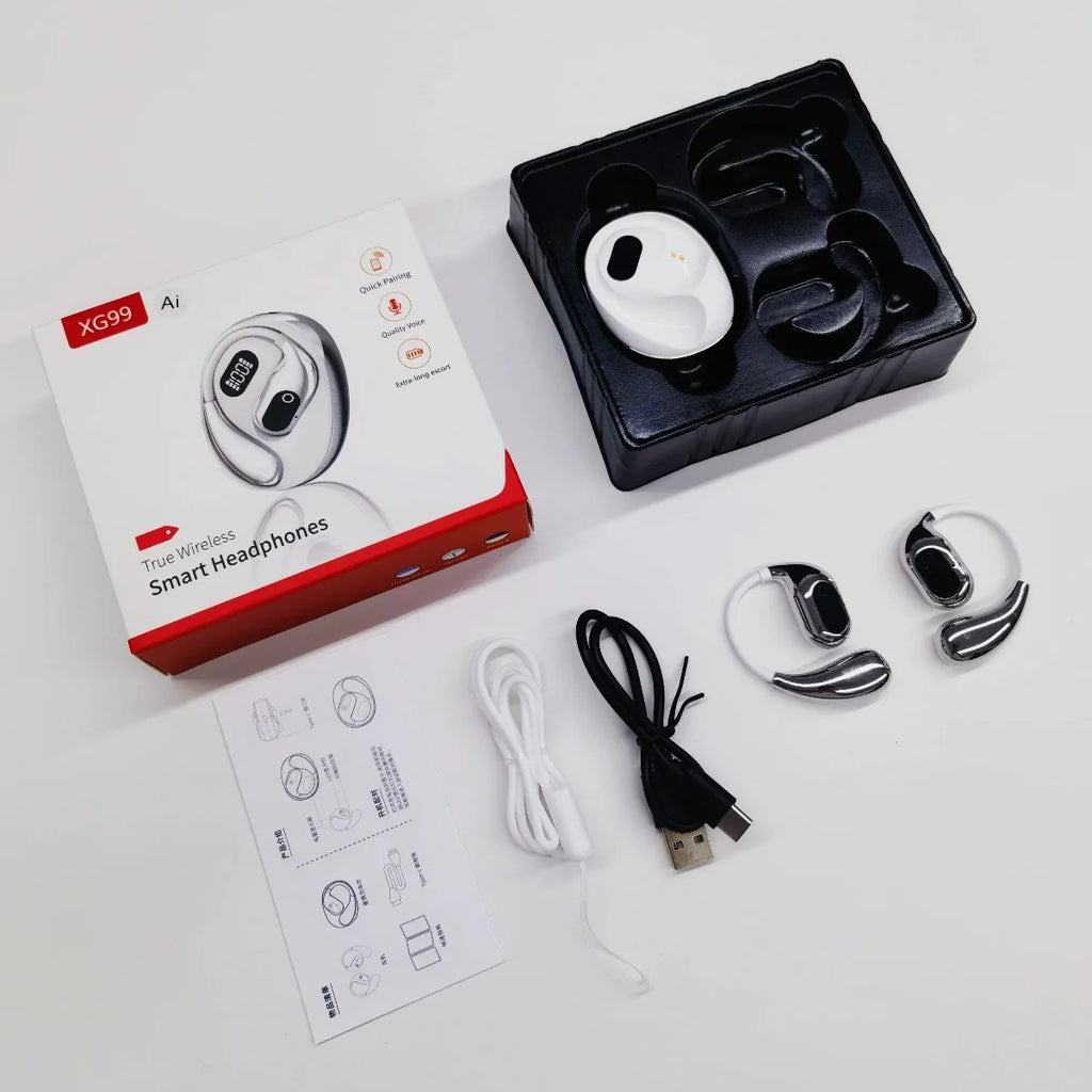 AI 2-Way Real time Translators Earphone 144 Languages Wireless Bluetooth