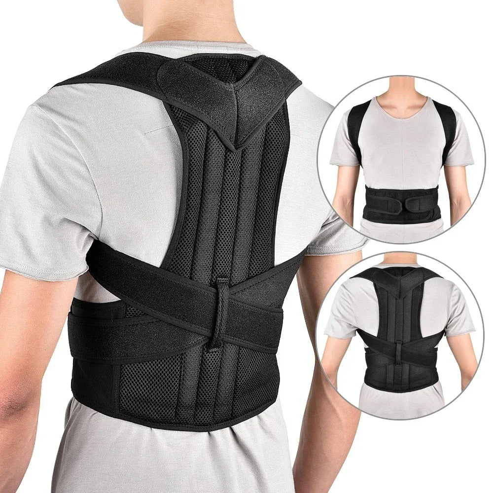 Posture Corrector for Women and Men, Adjustable Shoulder Posture Brace, Back Straightener Posture, Used for Middle and Upper Spine.