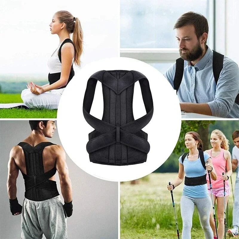 Posture Corrector for Women and Men, Adjustable Shoulder Posture Brace, Back Straightener Posture, Used for Middle and Upper Spine.