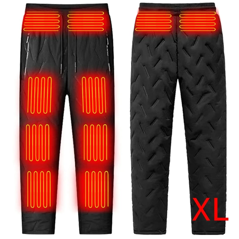 Unisex Heated Pants Electric 10 Zones (Battery Not Included)