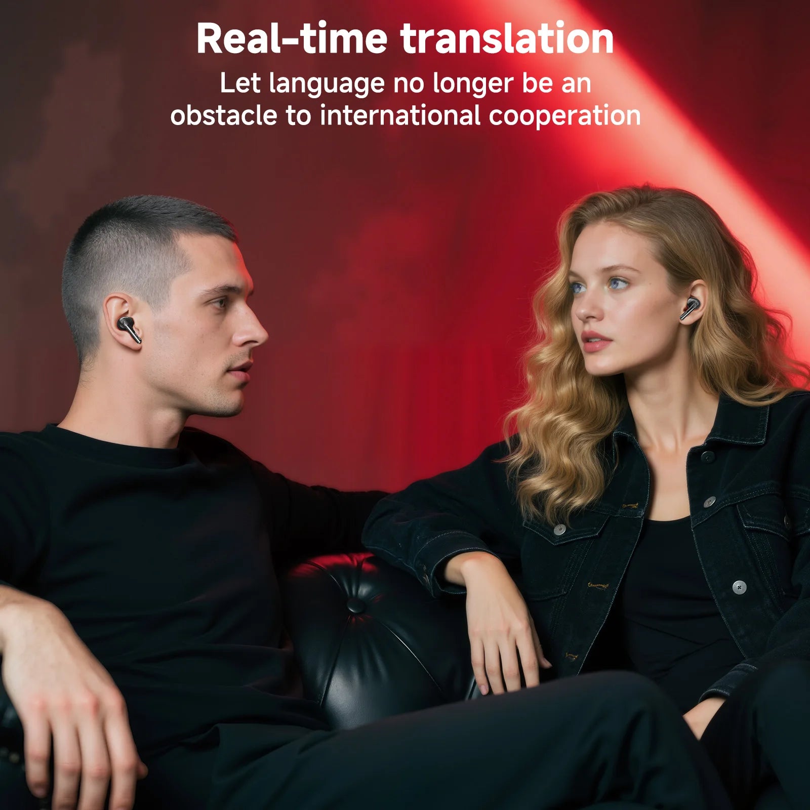 AI Translator Earbuds Bluetooth Earphones Game Wireless Headphones