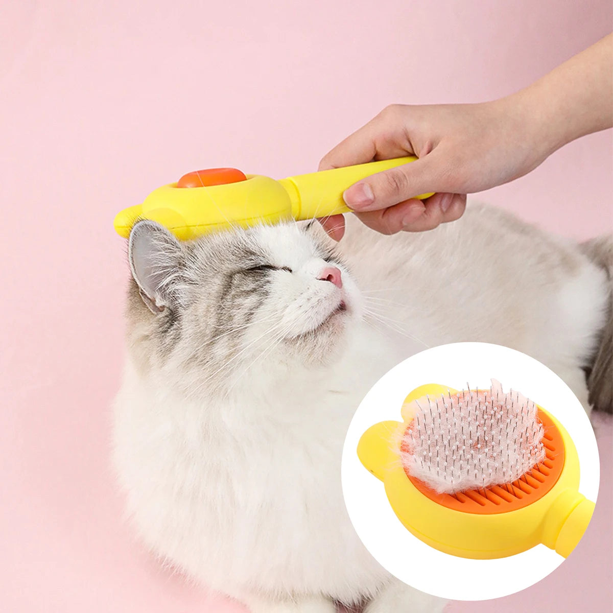 Pet  Hair Removal Cleaning Brushing Comb and Massage.