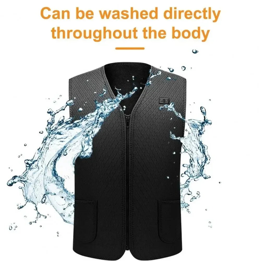 Unisex Winter Heated Jacket 9/5Zone Safety Intelligent for Outdoor Sports